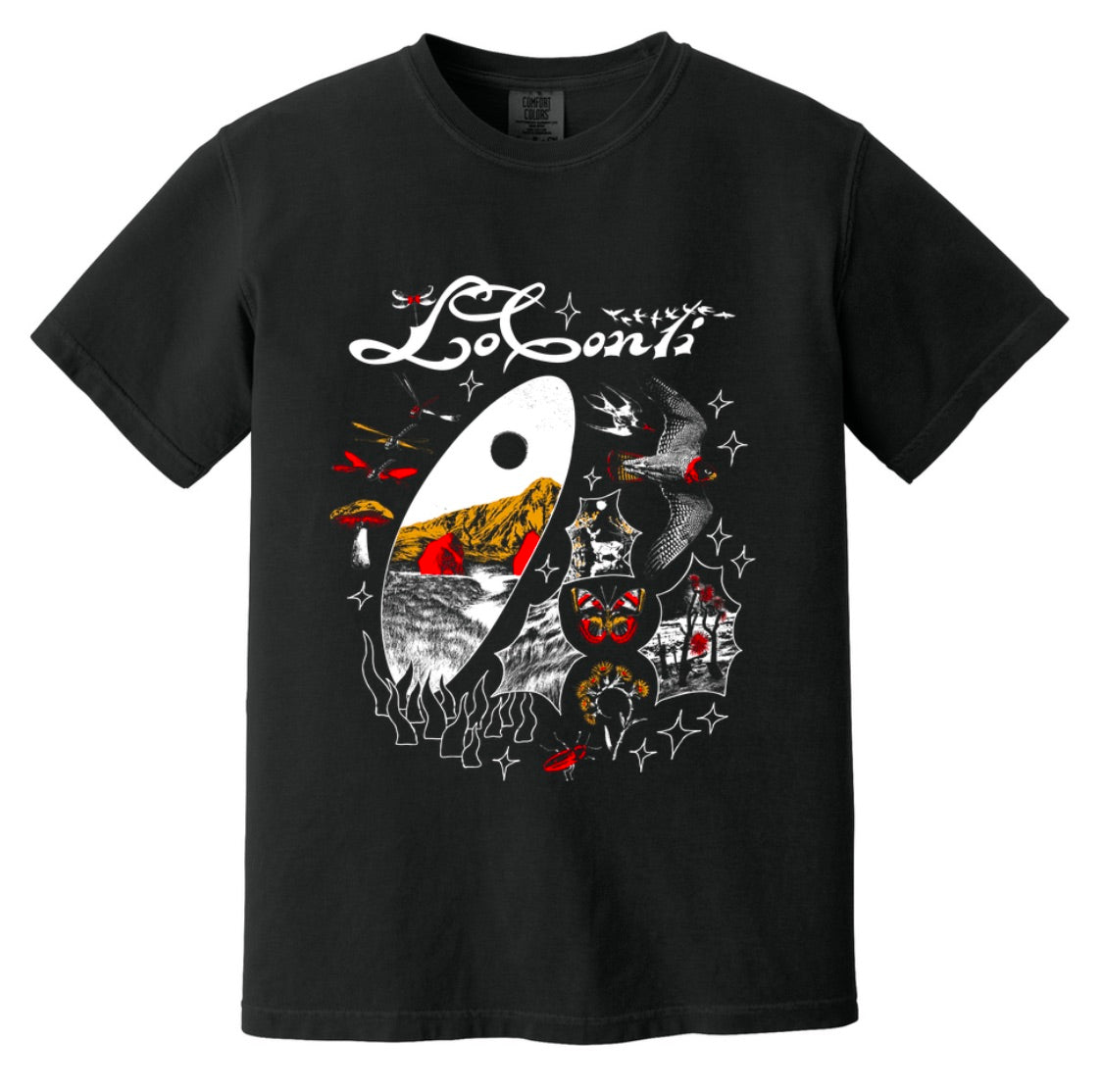 Bird T-Shirt Black